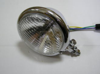 汎用　4.5インチベーツタイプヘッドライト　シルバー