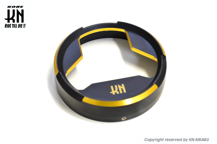 デュアルカラーガソリンタンクカバー【NMAX125/NMAX155】マットブラック/ゴールド