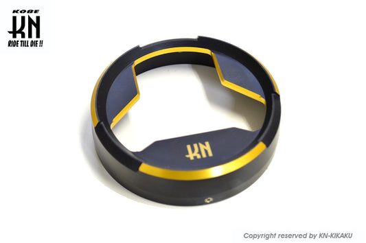 デュアルカラーガソリンタンクカバー【NMAX125/NMAX155】マットブラック/ゴールド