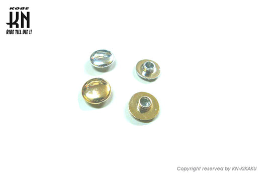 ヘックスボルト用 ヘッドキャップ 穴径8mm【M10ボルト用】ゴールドメッキ【2個入】