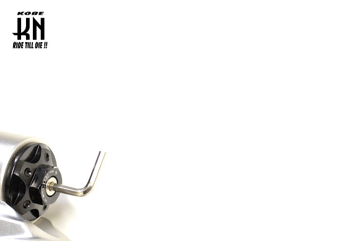 RCB グロム 250mm リアショック減衰調整付【SB-3】【チタン色】モノサス