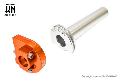 NCY アルミCNCハイスロットル【アドレスV125】オレンジ