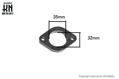 KOSO ビッグインテークマニホールド用ヒートプロテクション【シグナスX1型〜5型/BWS125 1型〜2型】34-36mm用