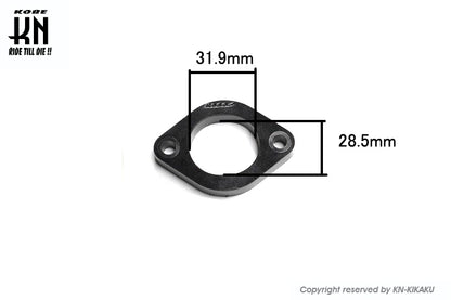 KOSO ビッグインテークマニホールド用ヒートプロテクション【シグナスX1型〜5型/BWS125 1型〜2型】30-32mm用