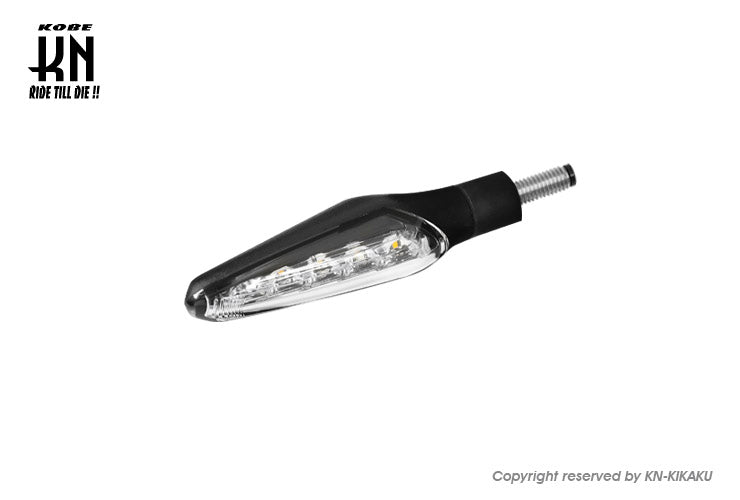 KOSO シーケンシャルLEDウインカー4【車検対応】クリアーレンズ【左右セット】