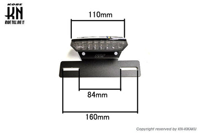 汎用LEDテールアッセン ブラケット付【シルバー】