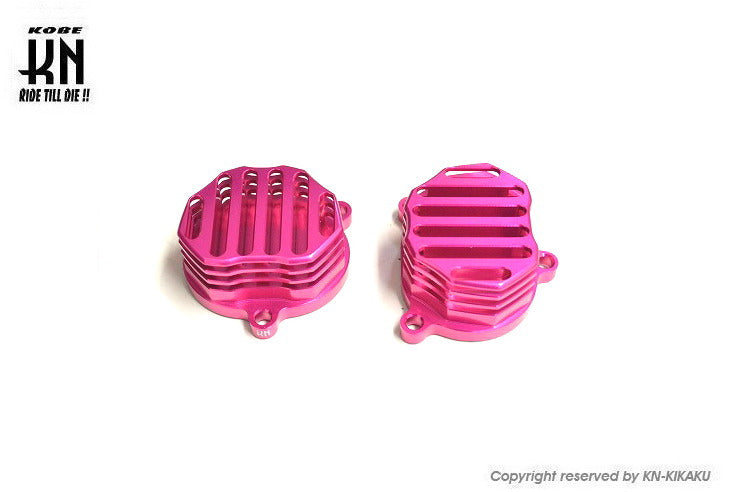 KN企画 ビレットタペットカバー タイプ2【シグナスX/BWS125】ピンク
