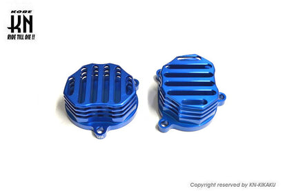 KN企画 ビレットタペットカバー タイプ2【シグナスX/BWS125】ブルー2