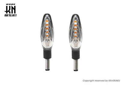 KOSO SONIC LEDシーケンシャルウインカー+テール【車検対応】クリアーレンズ【左右セット】