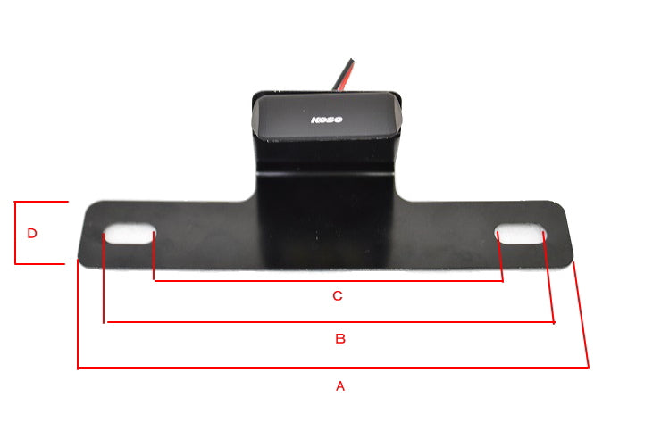 KOSO【ライセンスプレートLEDライト/汎用ステー】