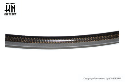 ブレーキメッシュホース 1140mm　【ブラック】