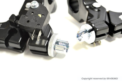 RCB 汎用クラッチ/ブレーキレバーアッセン【S1】左【レッド】ケーブルタイプ