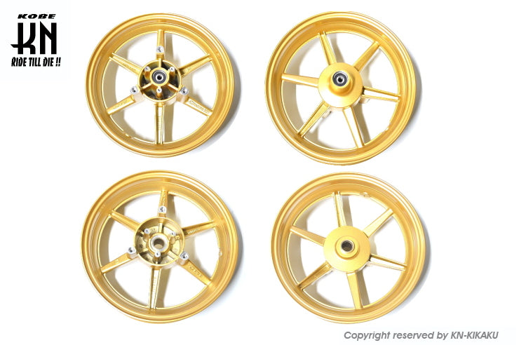 RCB 鋳造ホイール前後セット【SP811】【NMAX125/NMAX155】ゴールド