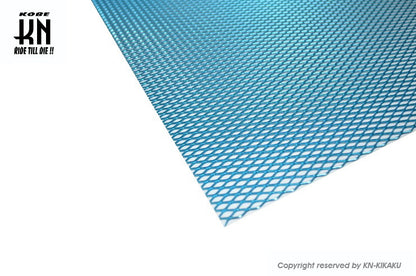 カラーワイヤーネット【メッシュ】300mm×300mm　ブルー