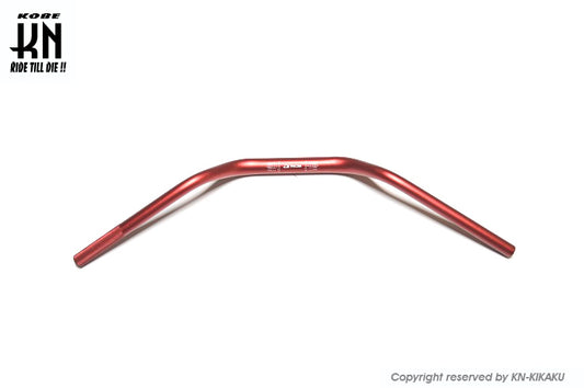 RCB 汎用ファットバー【取付部28.6mm/ハンドルグリップ部22.2mm】レッド