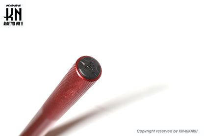 RCB 汎用ファットバー【取付部28.6mm/ハンドルグリップ部22.2mm】レッド