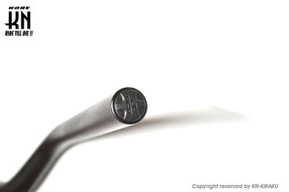 RCB 汎用ファットバー【取付部28.6mm/ハンドルグリップ部22.2mm】ブラック