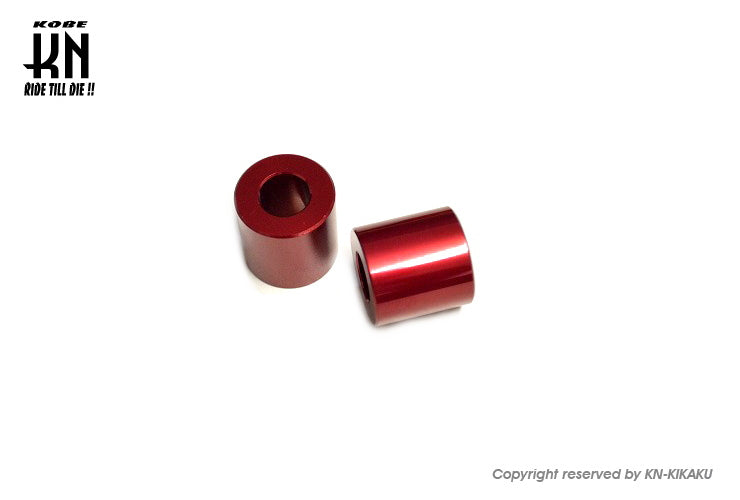 アルミアクスルカラー【シグナスグリファス/BWS3型/NMAX/AEROX155/FORCE2.0】レッド