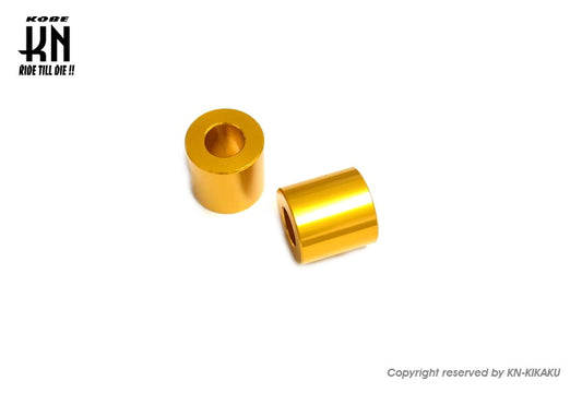 アルミアクスルカラー【シグナスグリファス/BWS3型/NMAX/AEROX155/FORCE2.0】ゴールド