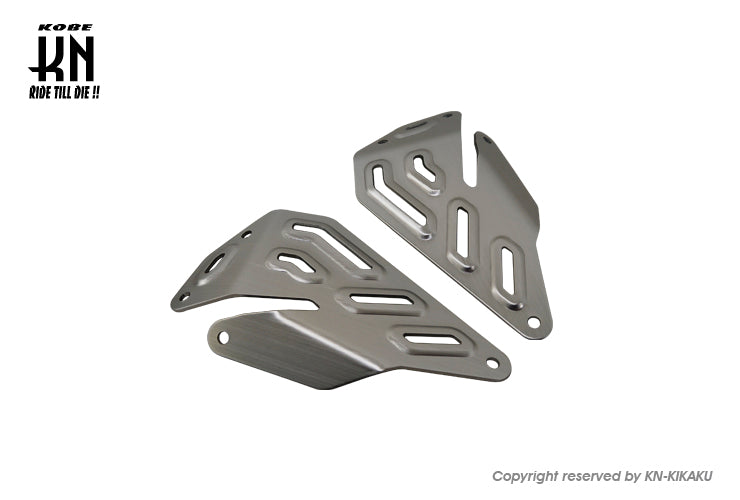 KOSO アルミフロアボード【シグナスX/5型】左右リアセット【グレー】