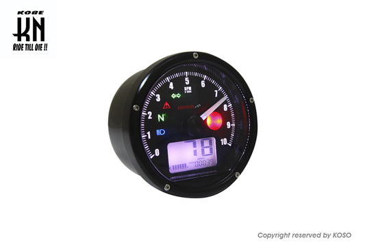 KOSO TNTマルチファンクションメーター【ブラックパネル】