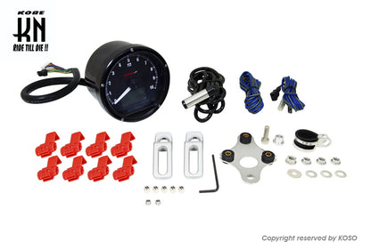 KOSO TNTマルチファンクションメーター【ブラックパネル】