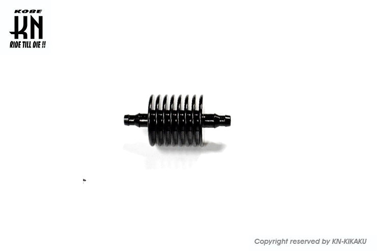 アルミ燃料クーラー【6mm】ブラック