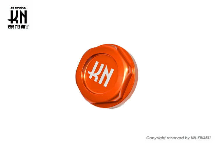 ホンダ系純正タンク用アルミガソリンキャップ【オレンジ】