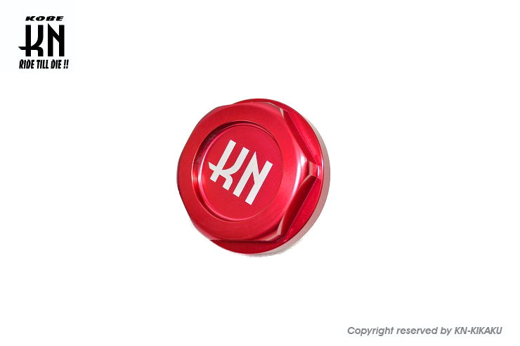 ホンダ系純正タンク用アルミガソリンキャップ【レッド】