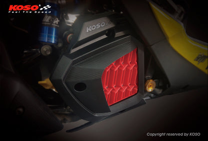 KOSO ラジエーターカバー【マジェスティS/SMAX/FORCE155】ブルー