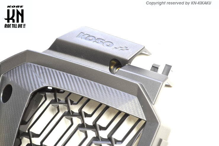 KOSO ラジエーターカバー【マジェスティS/SMAX/FORCE155】ブラック