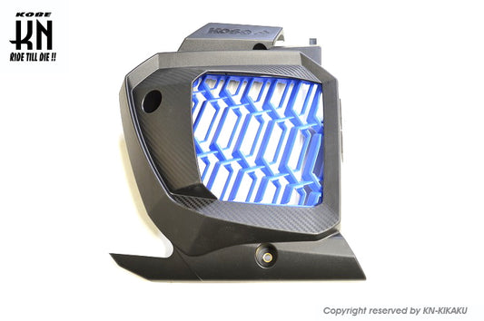 KOSO ラジエーターカバー【マジェスティS/SMAX/FORCE155】ブルー