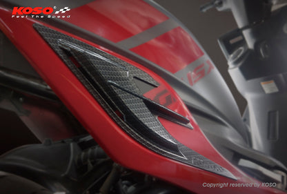 KOSO エアロアンダーサイドカバーダクト【シグナスX5型,B8S/B2J】ブラック