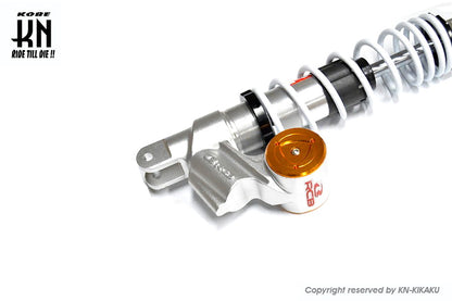 RCB 330mm リアショック【NMAX125/155】EB-3【ゴールド/ホワイト】