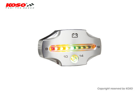 KOSO LED電圧チェッカー【CNCシルバー】