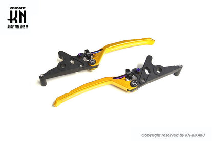 AR APEXX 調整式ブレーキレバー左右セット【シグナスグリファスABS/X FORCE】ゴールド