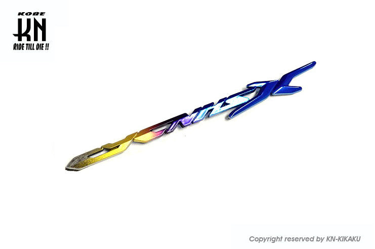 AR APEXX CYCNHS X レインボーチタンカラーエンブレム【おもにシグナスX】