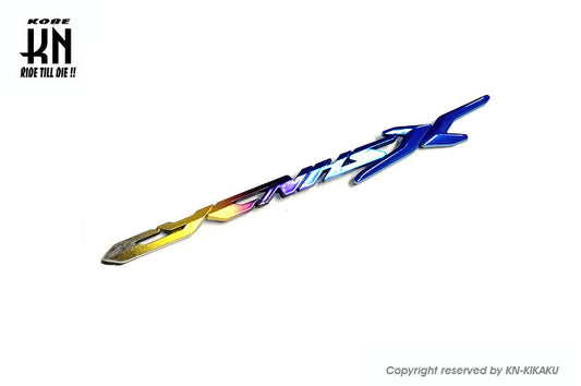 AR APEXX CYCNHS X レインボーチタンカラーエンブレム【おもにシグナスX】