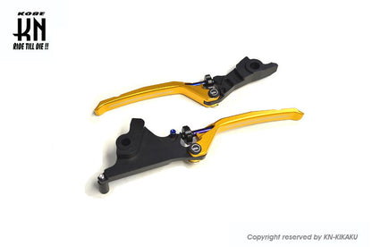 AR APEXX 調整式ブレーキレバー左右セット【シグナスGRYPHUS6型/UBS車専用】ゴールド