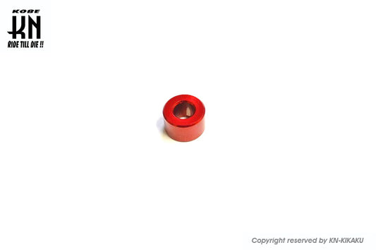 M6用 アルミカラー【厚さ8mm】レッド