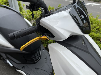 AR APEXX 調整式ブレーキレバー左右セット【シグナスGRYPHUS6型/UBS車専用】ブルー