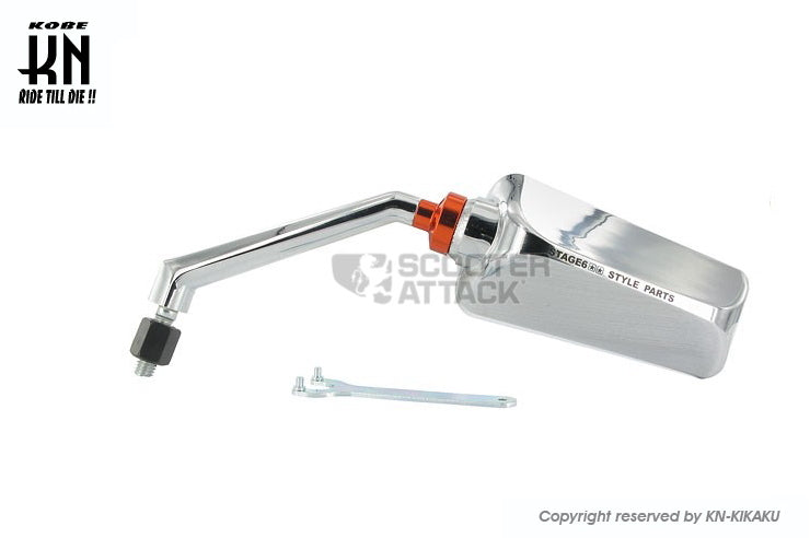 STAGE6 バックミラー【メッキ/クリアレンズ】