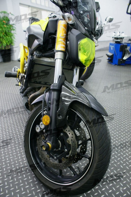 MOS カーボンフロントフェンダーサイドカバー 【MT-07/FZ-07】