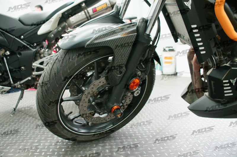 MOS カーボンフロントフェンダーサイドカバー 【MT-07/FZ-07】