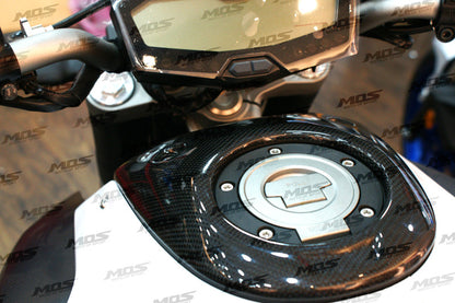 MOS カーボンタンクキャップカバー 【MT-07/FZ-07】