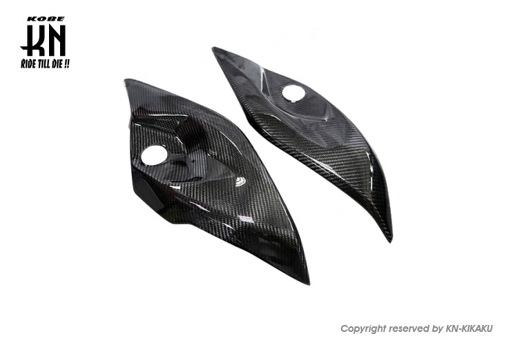 MOS カーボンガソリンタンクフロントサイドカバー【MT-03】