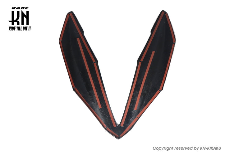 MOS カーボンフロントマスク【FORCE155】Vスタイル