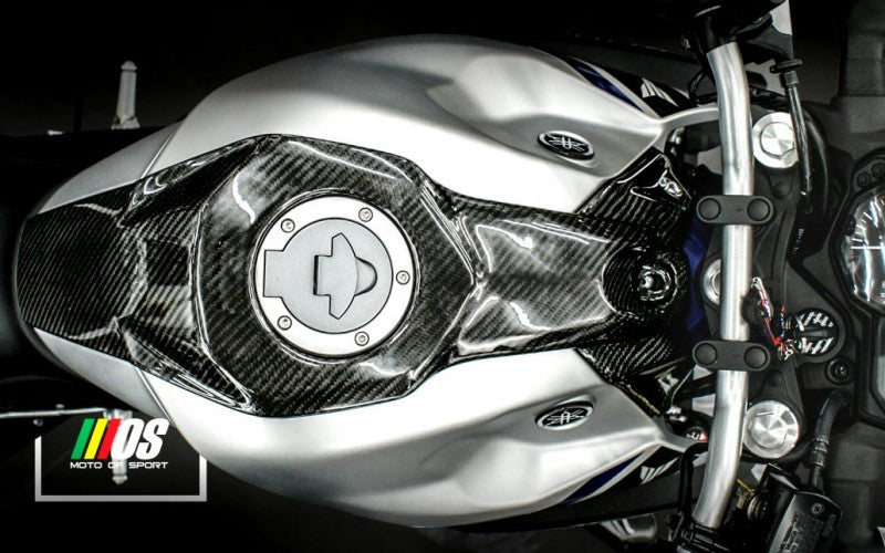 MOS カーボンガソリンタンクカバー【MT-03】