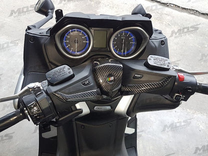 MOS カーボンハンドルバートリムカバー【TMAX530-6型,TMAX560-7型】2017-2021