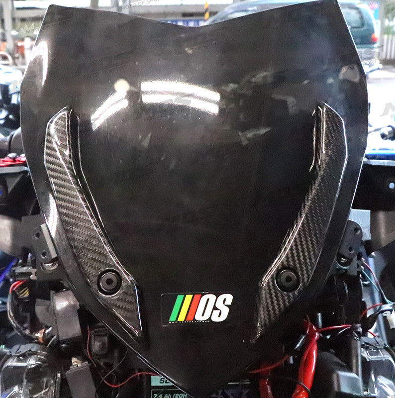 MOS カーボンウインドシールドサイドカバー【XMAX250/300】